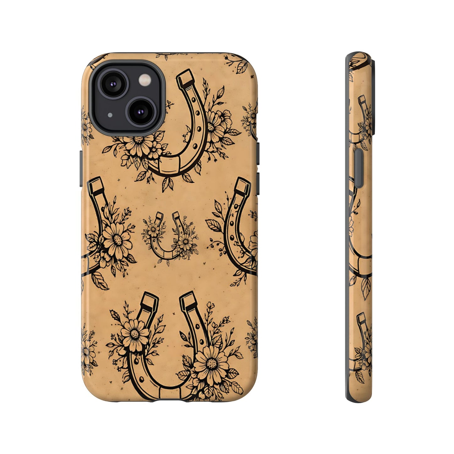 Floral Horseshoes Tough Case