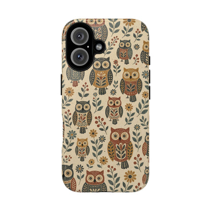 Folk Owls Tough Case