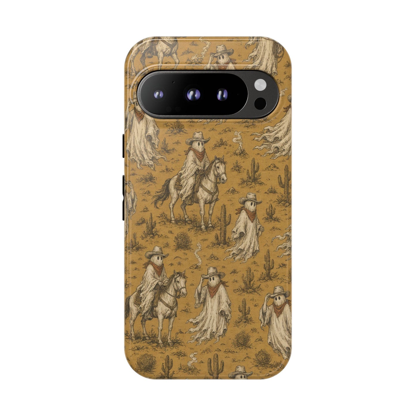 Ghost Cowboy Toile Tough Case