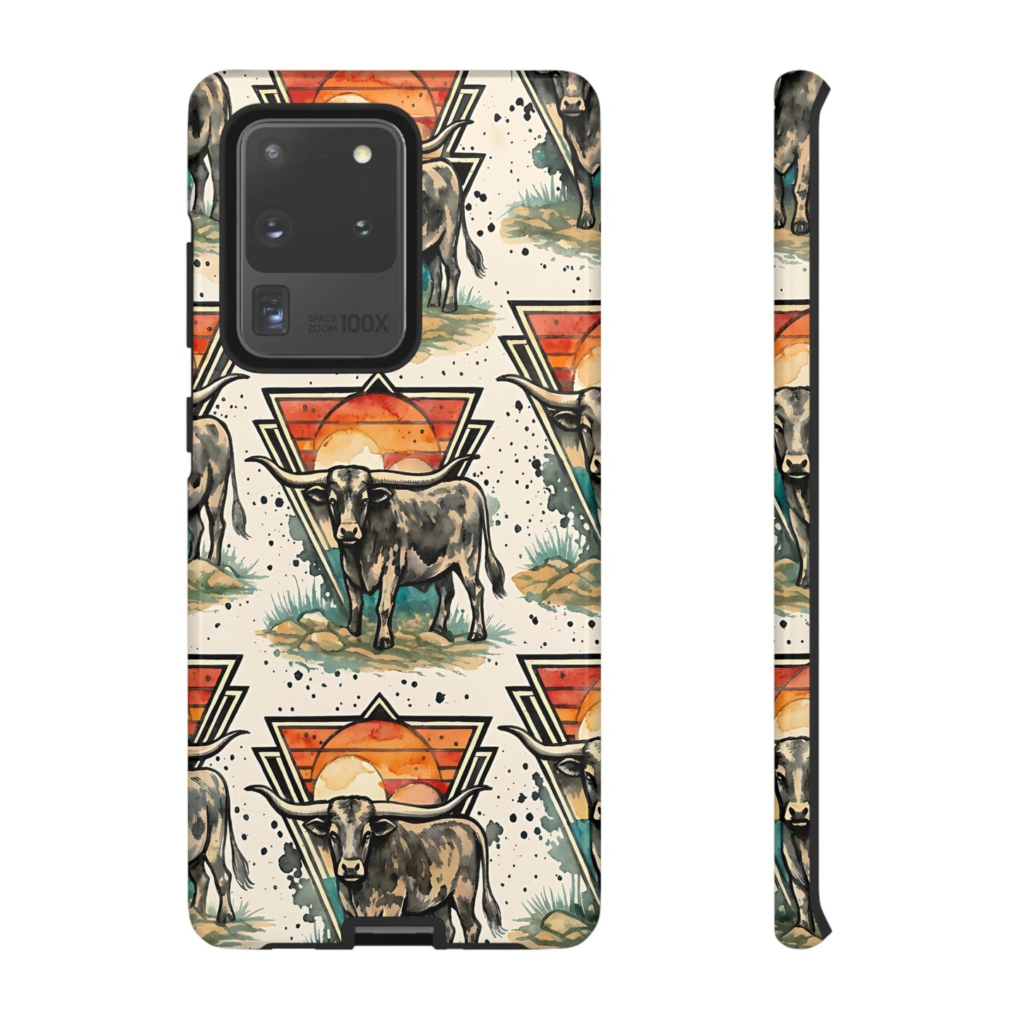 Retro Longhorn Tough Case