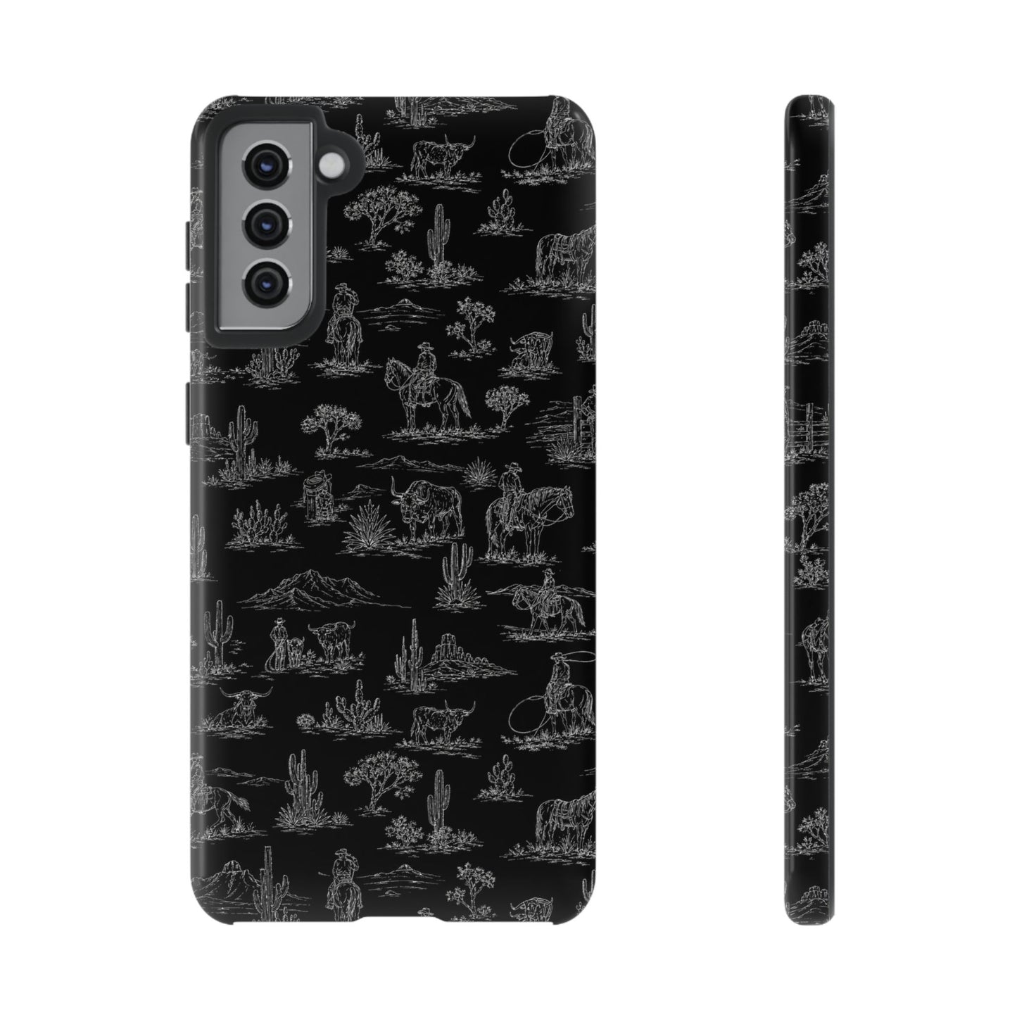 Midnight Toile Tough Case