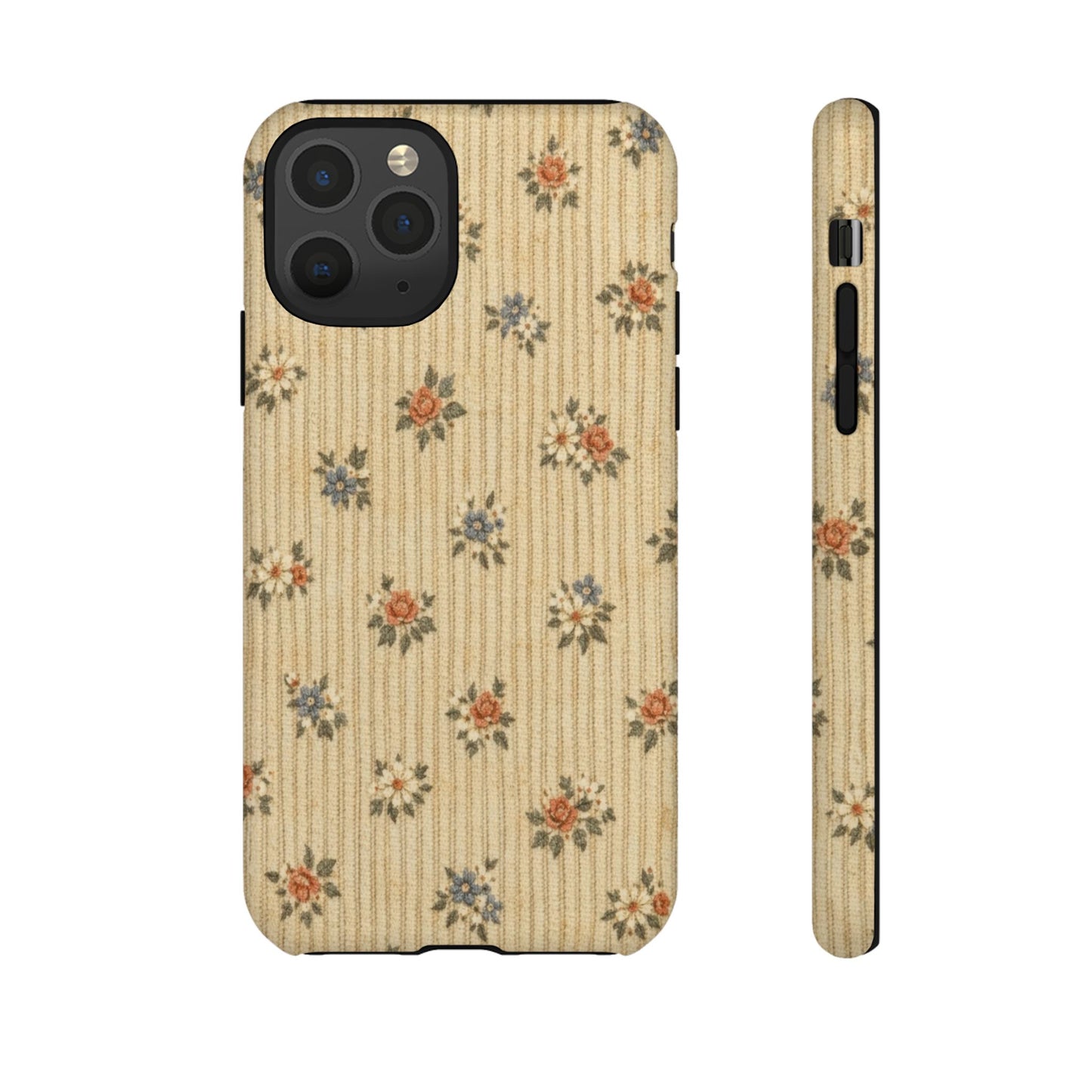 Striped Floral Tough Case