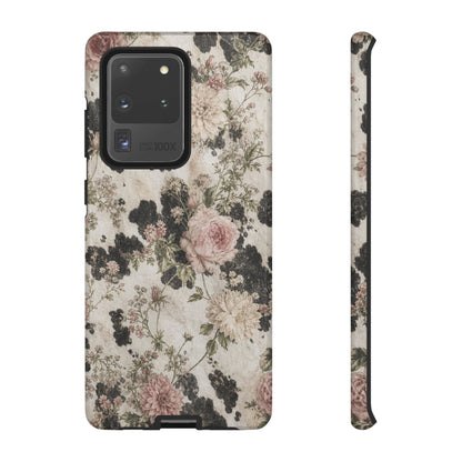Floral Cowhide Tough Case