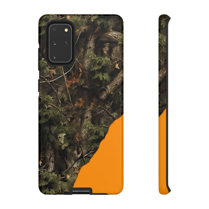 Torn Camo Orange Tough Case