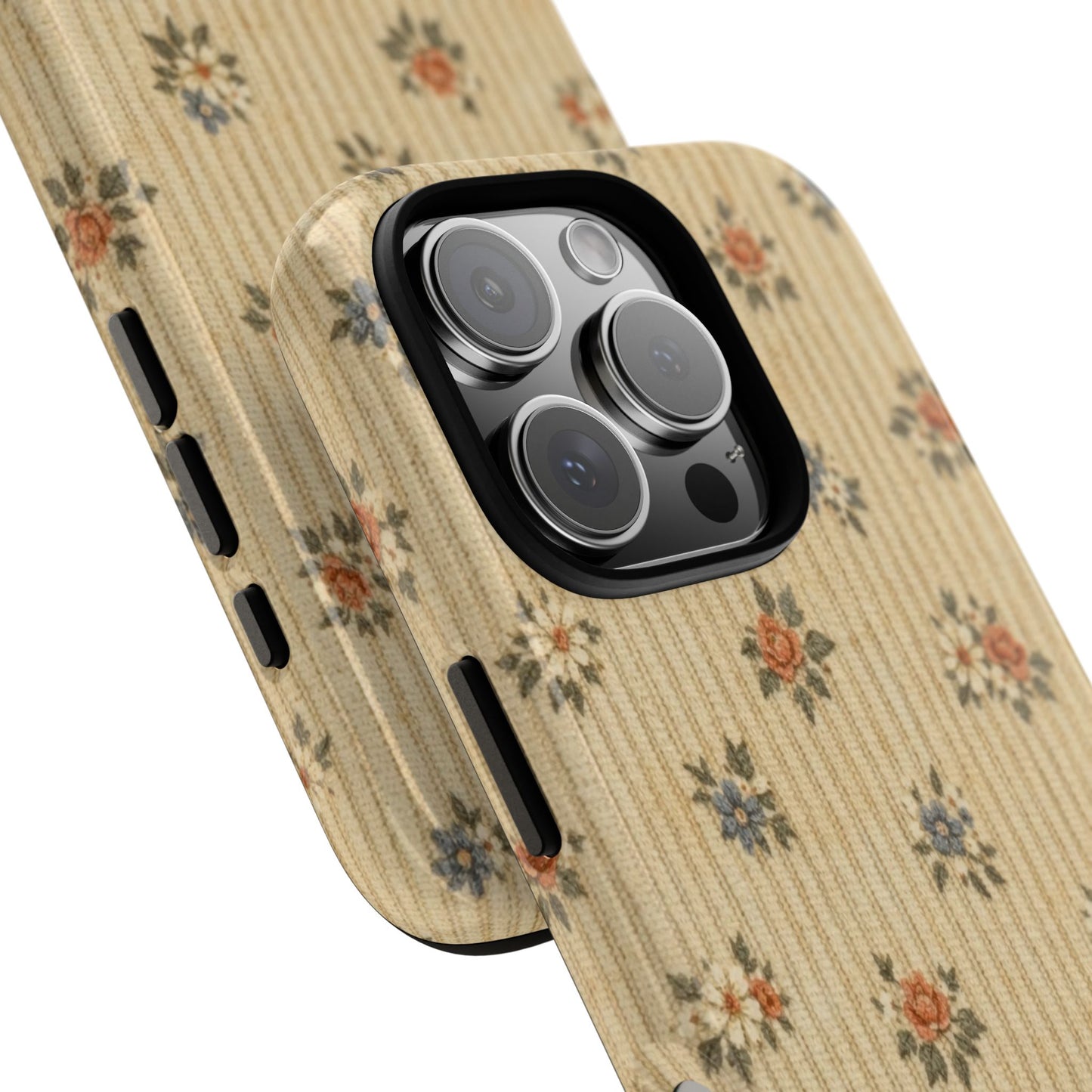 Striped Floral Tough Case