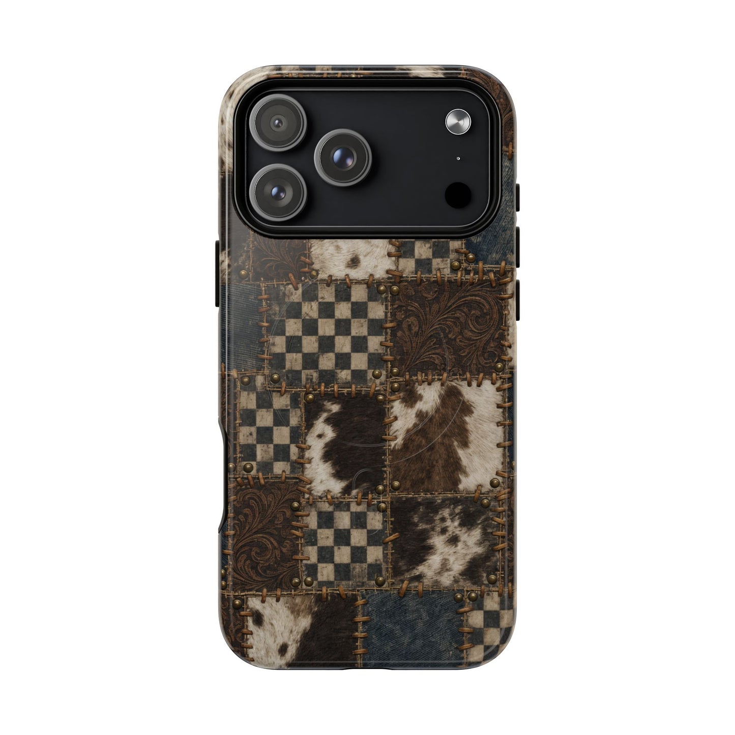Tooled Patchwork Magnetic Case