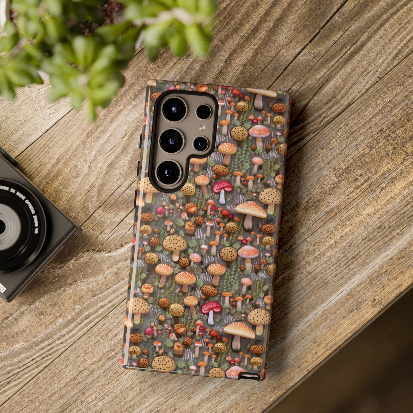 Pink Mushroom Phone Case