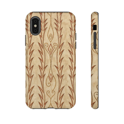 Boot Stitch Cream Tough Case