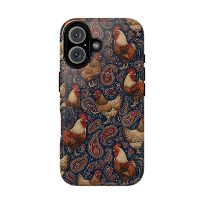 Patriotic Paisley Chickens Magnetic Case