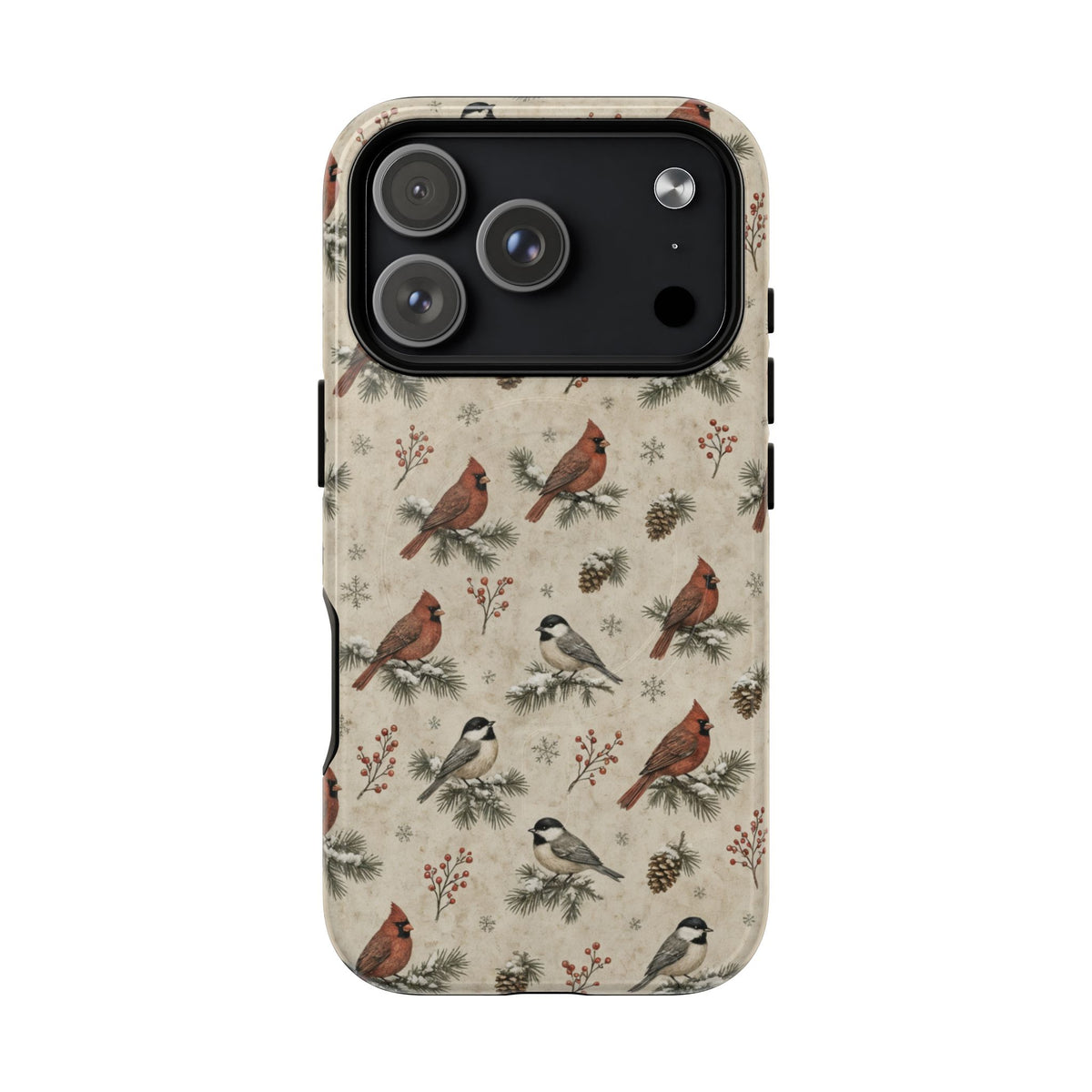 Cardinals And Chickadees Magnetic Case