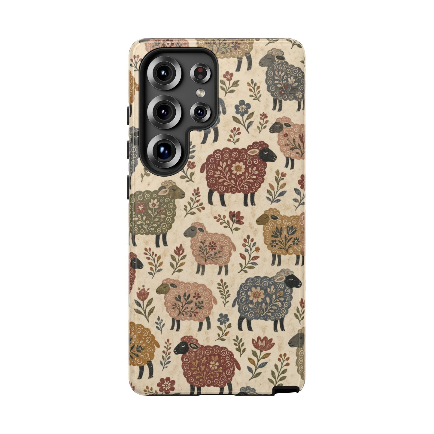 Folk Sheep Tough Case