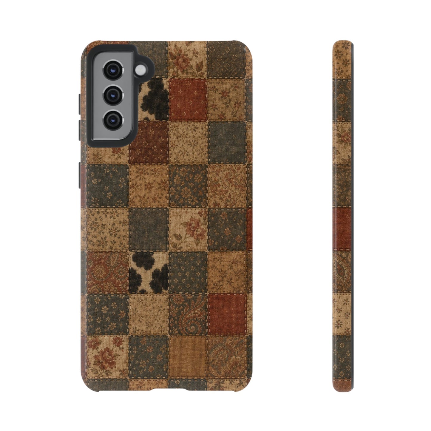 Rustic Patchwork Tough Case