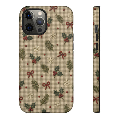 Gingham Holly Tough Case