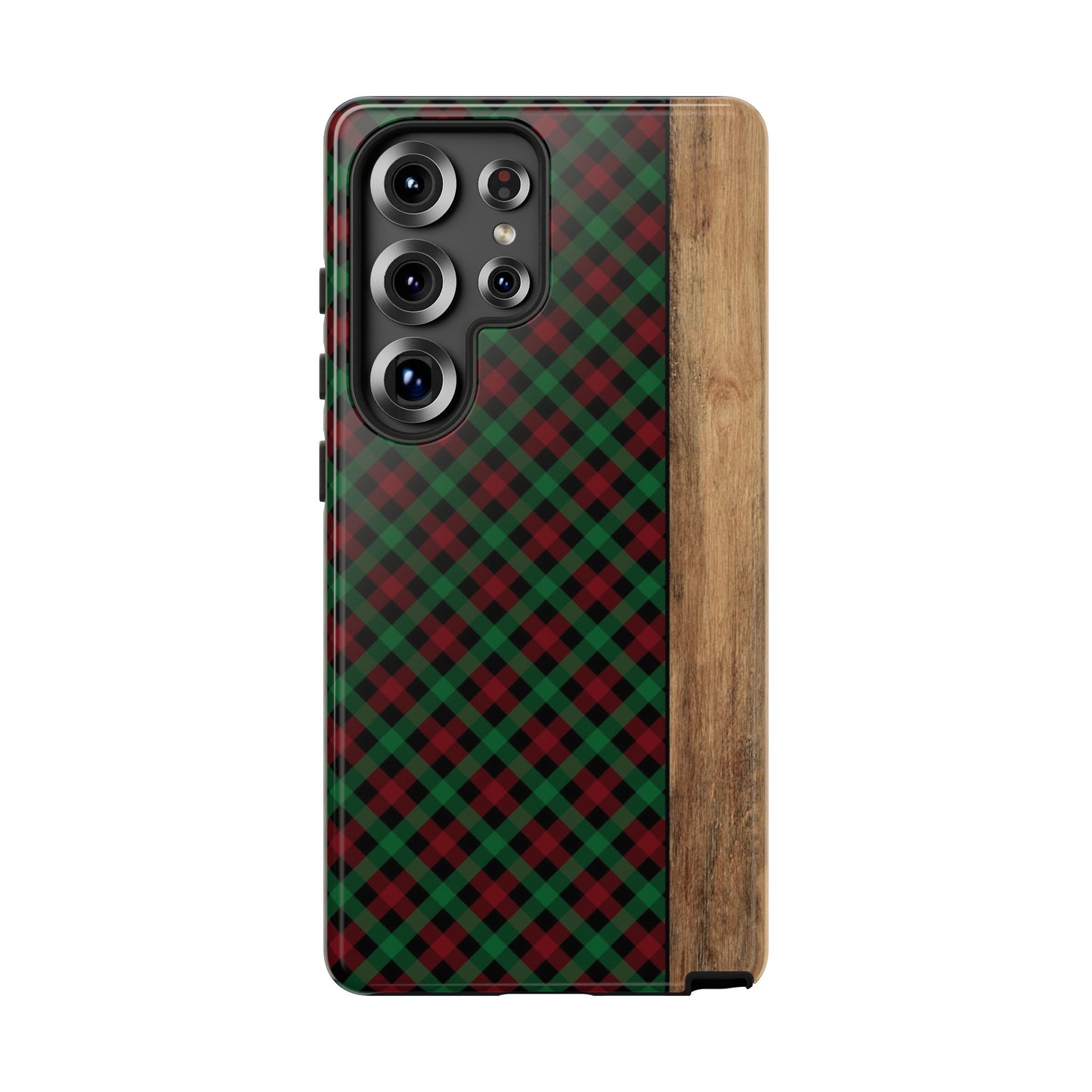 Red Green Plaid Tough Phone Case