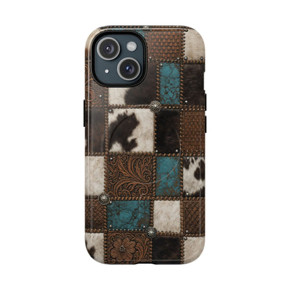 Tooled Hide Magnetic Case