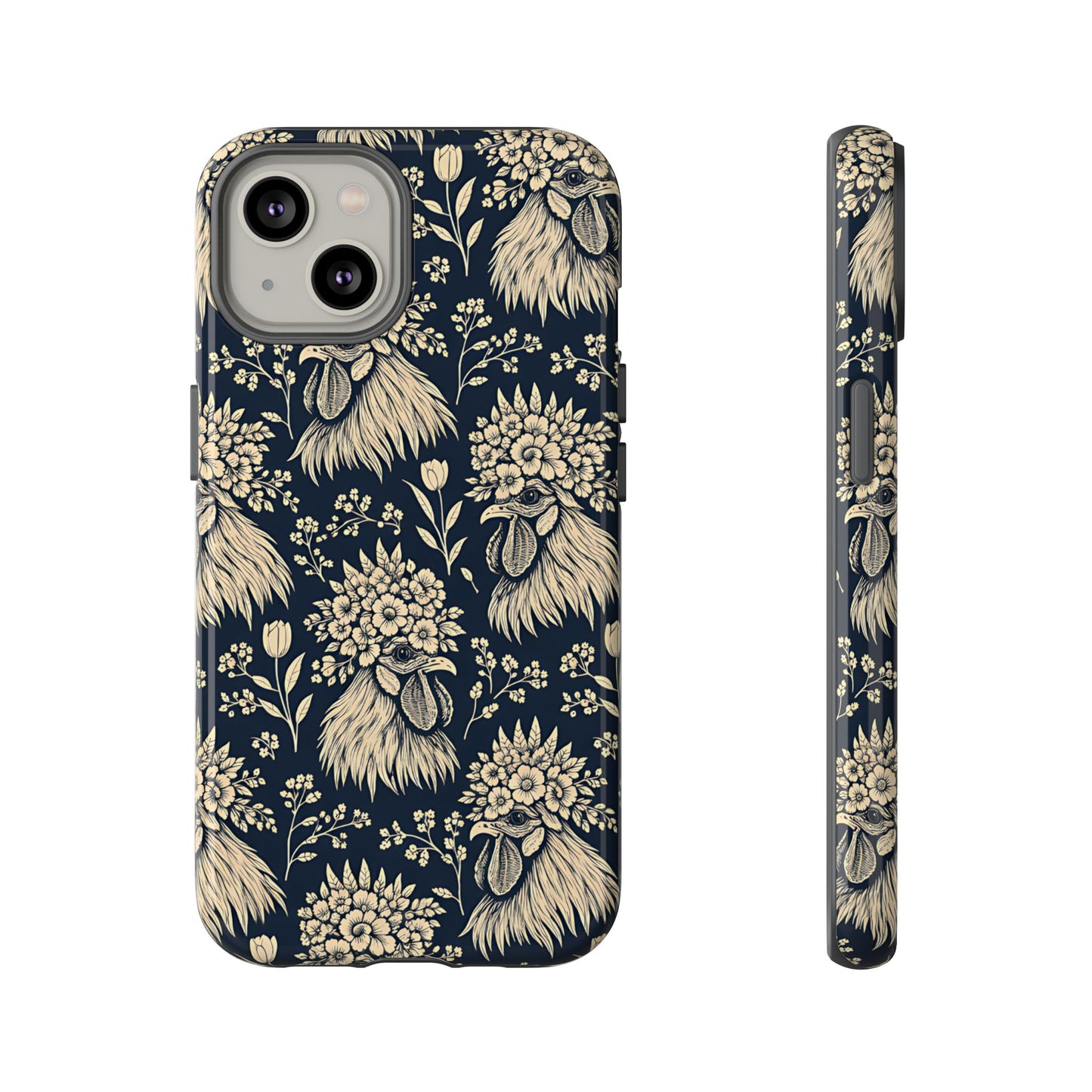 Floral Rooster Tough Case