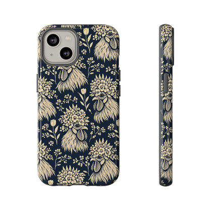 Floral Rooster Tough Case