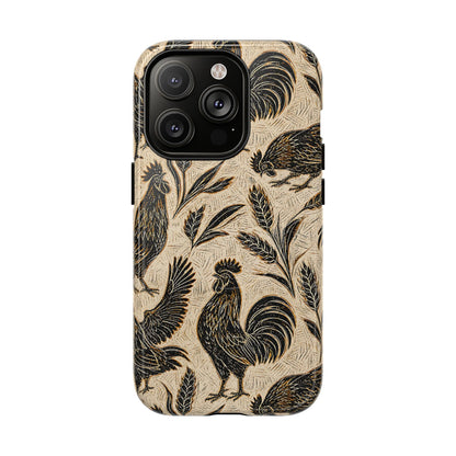 Carved Rooster Magnetic Case