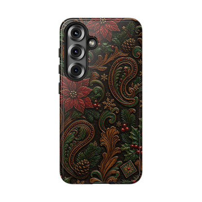 Carved Christmas Paisley Tough Case