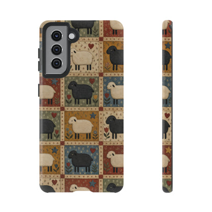 Sheep Quilt Tough Case