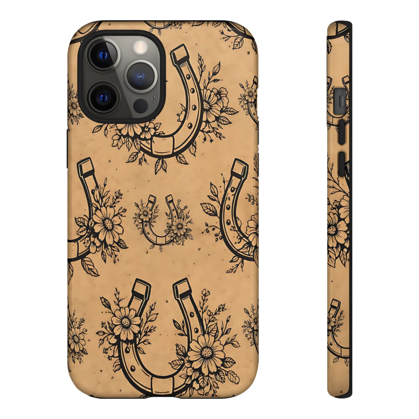 Floral Horseshoes Tough Case