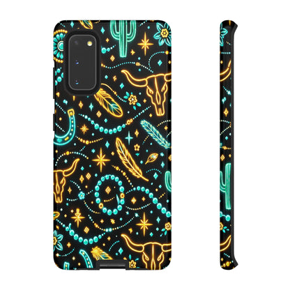 Neon Turquoise Tough Case
