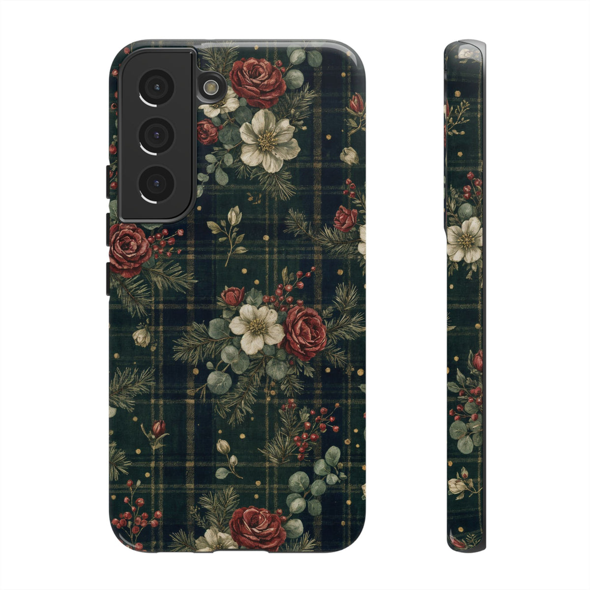 Tartan Roses Tough Case