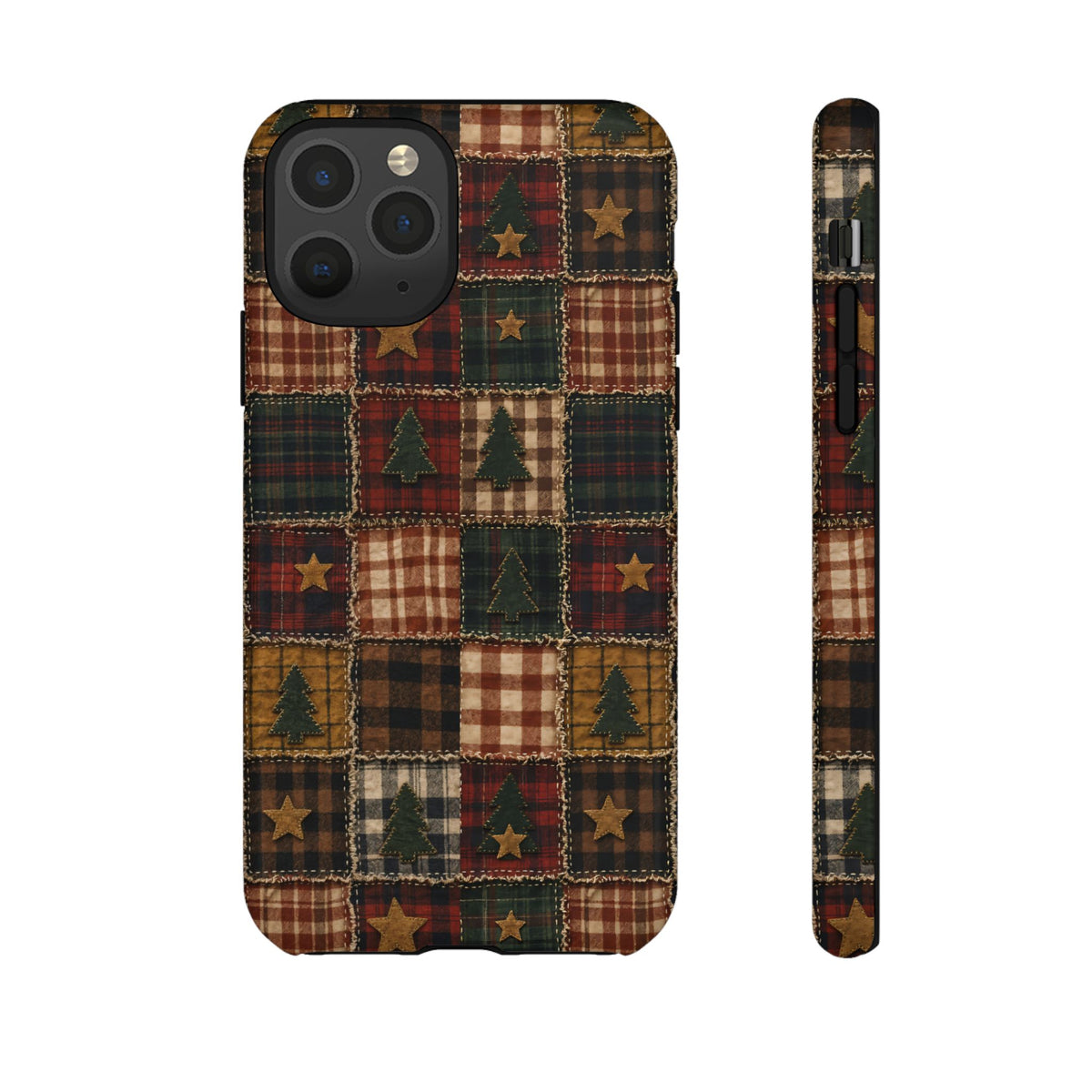 Christmas Rag Quilt Tough Case