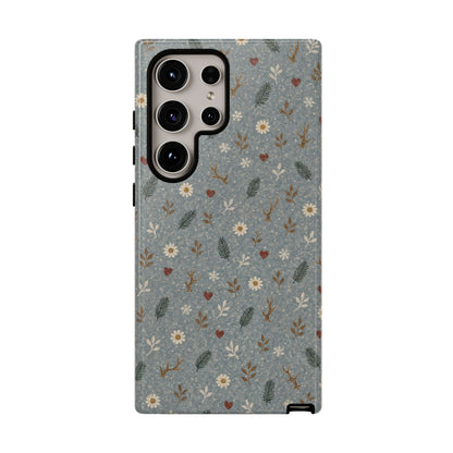 Antler Daisies Snow Tough Case