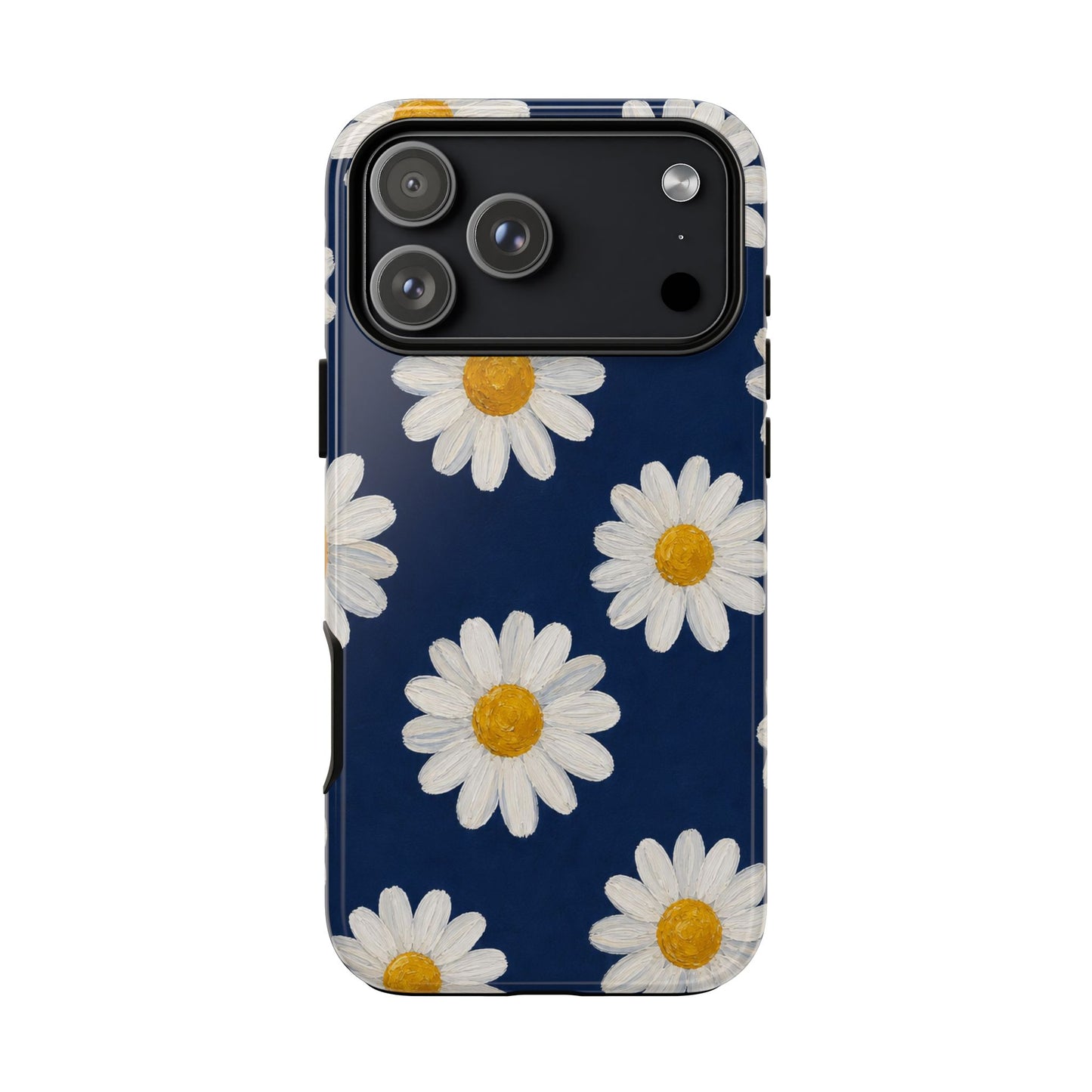 Navy Daisy Tough Case