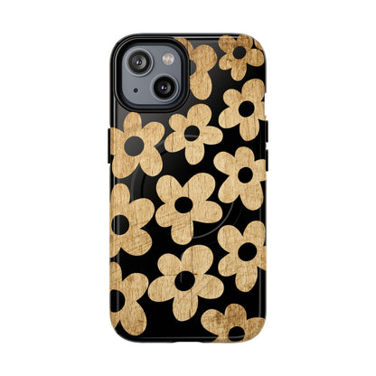 Retro Flower Magnetic Case