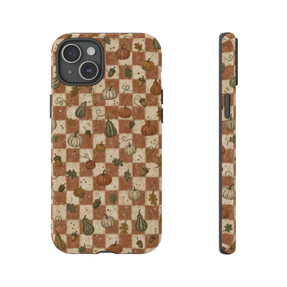 Pumpkin Checker Tough Case