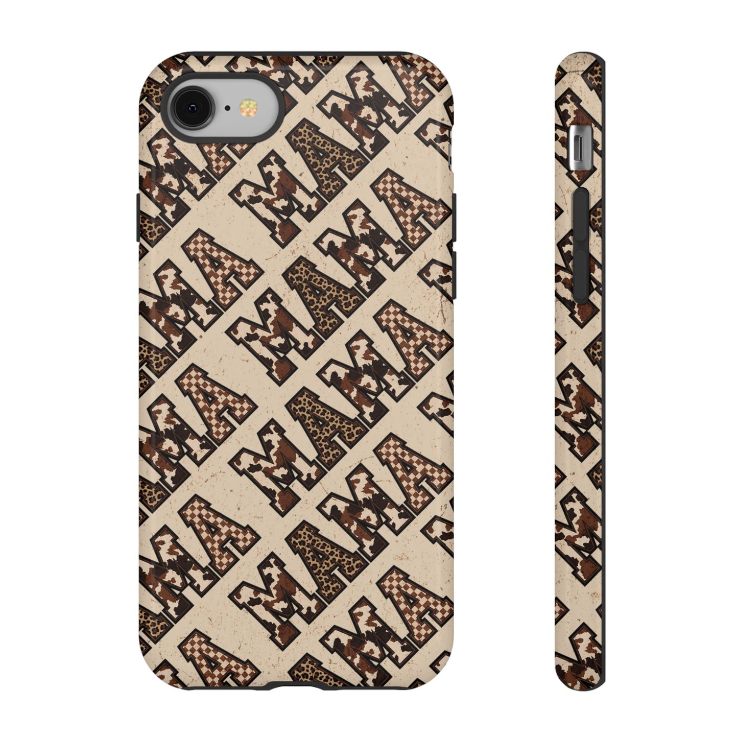 Grunge Cowhide Mama Tough Case