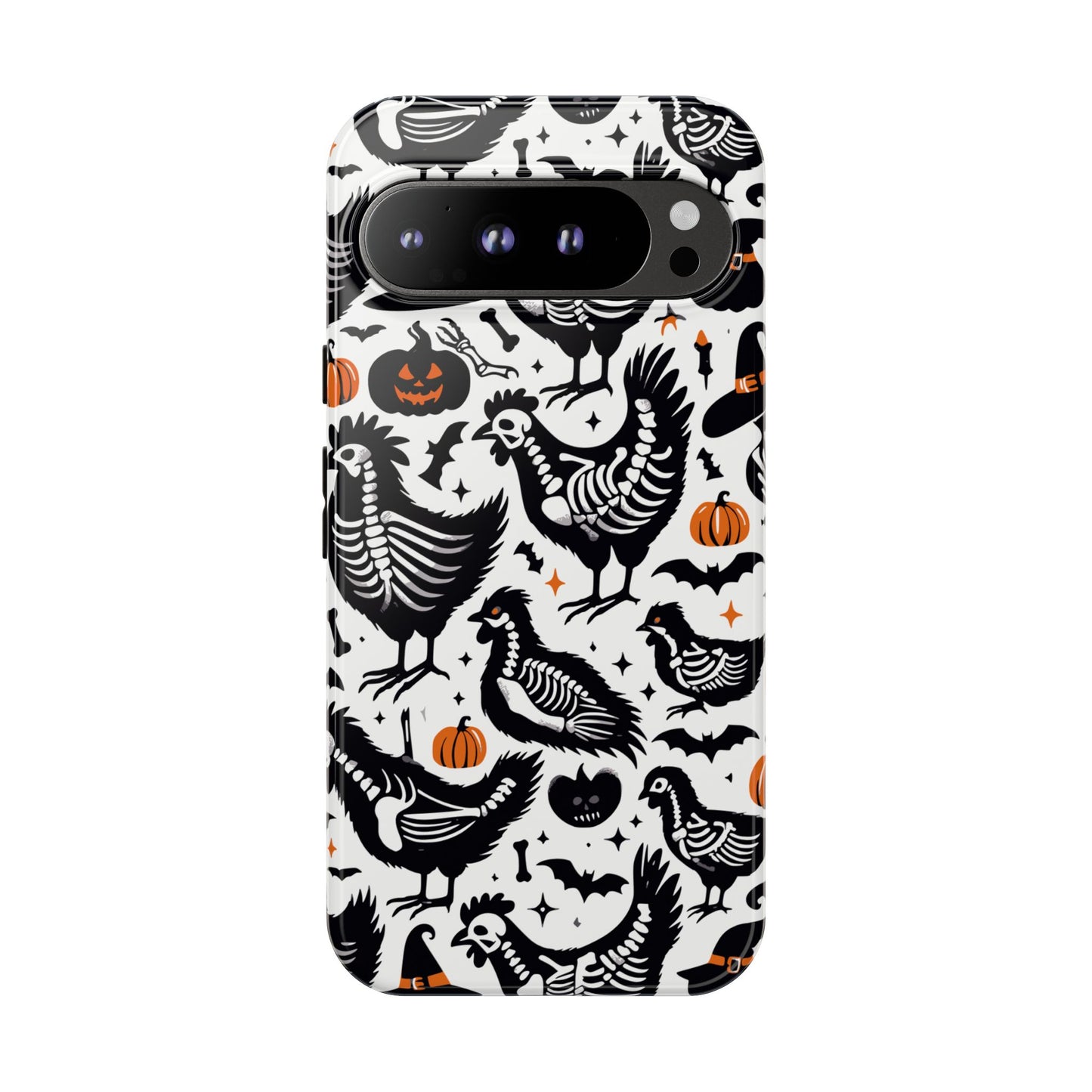 Skeleton Chickens Tough Phone Case