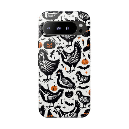 Skeleton Chickens Tough Phone Case