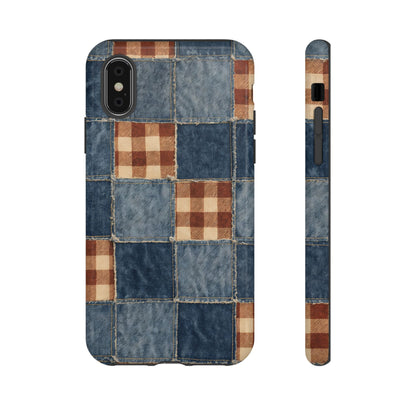 Denim Patchwork Tough Case