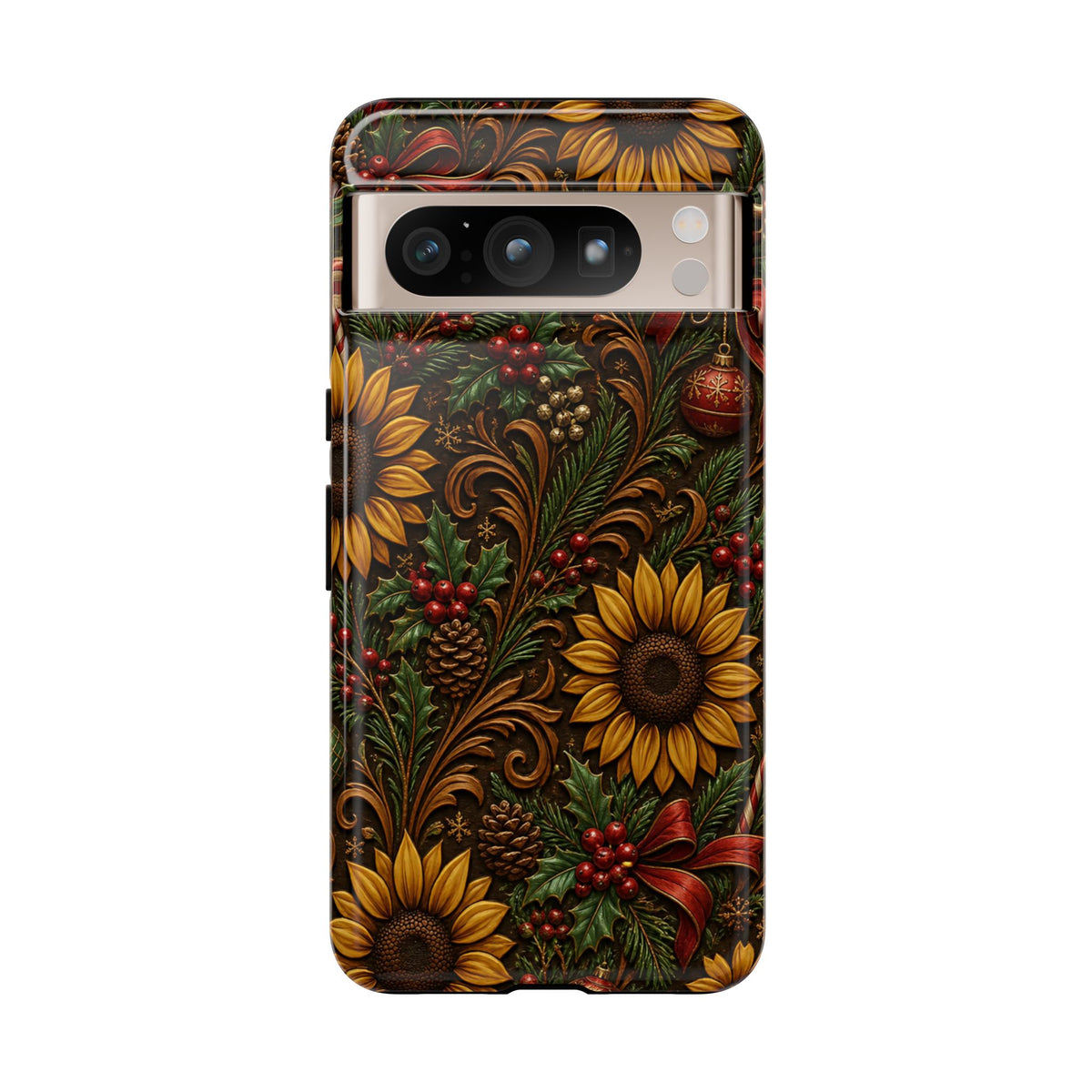 Christmas Sunflowers Tough Case