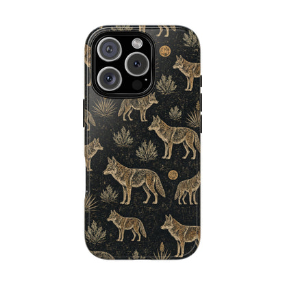 Moonlit Coyote Tough Case