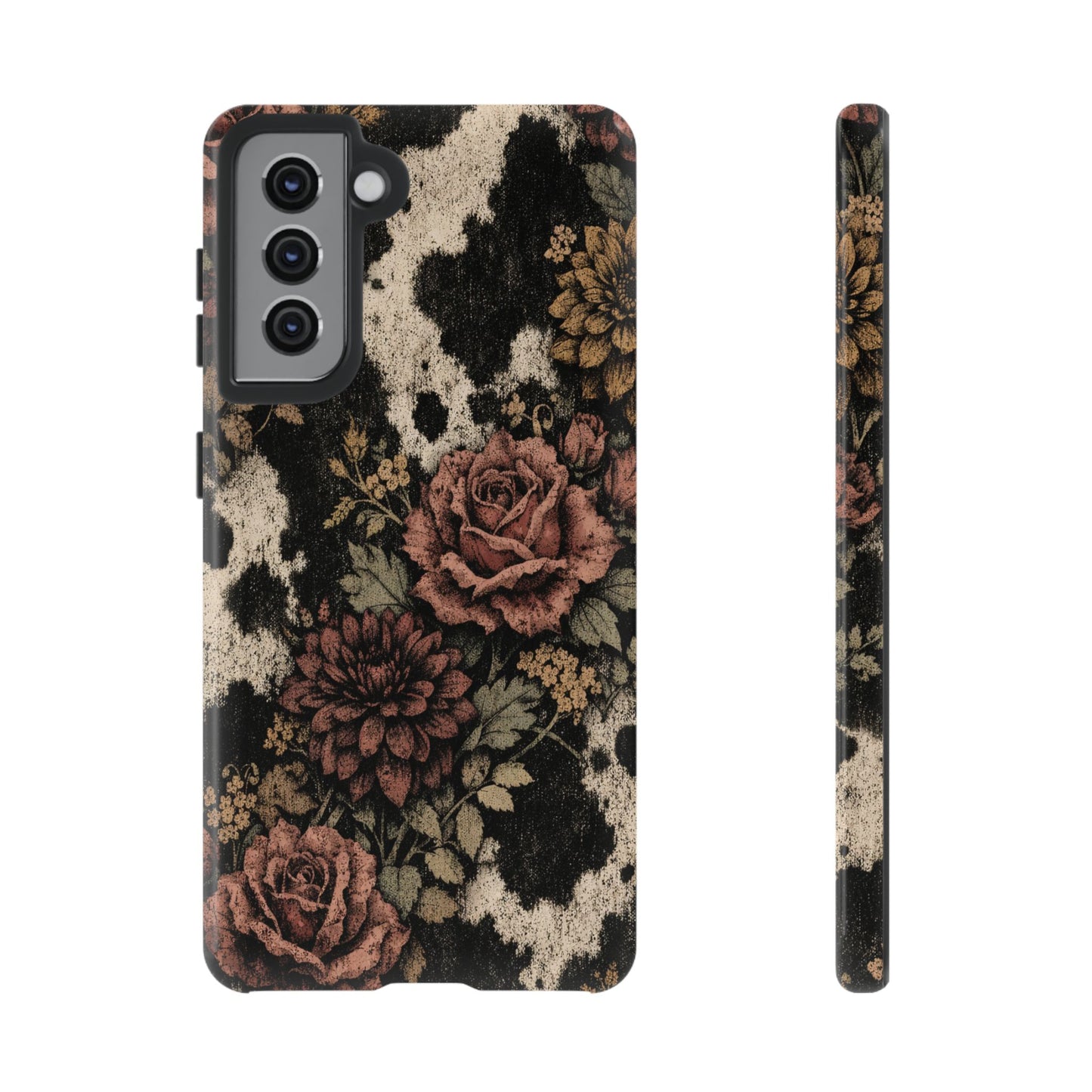 Cowhide Bloom Tough Case