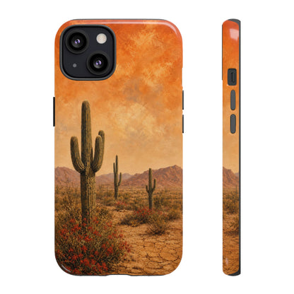 Sunset Cacti Tough Case