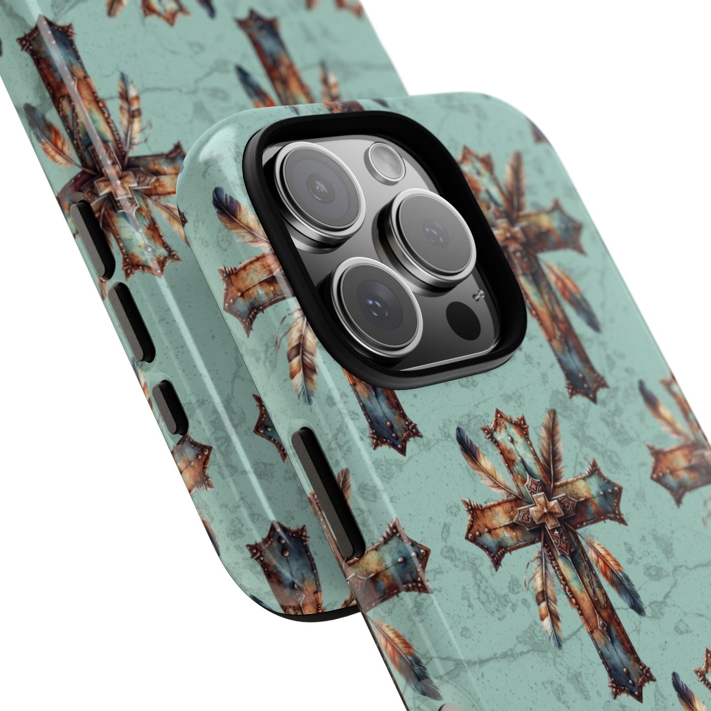 Crosses And Feathers Tough Case