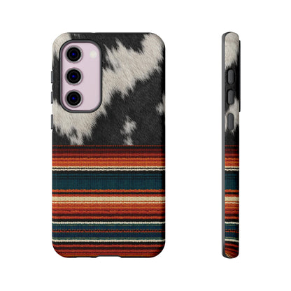 Cowhide + Serape Stripe Tough Case