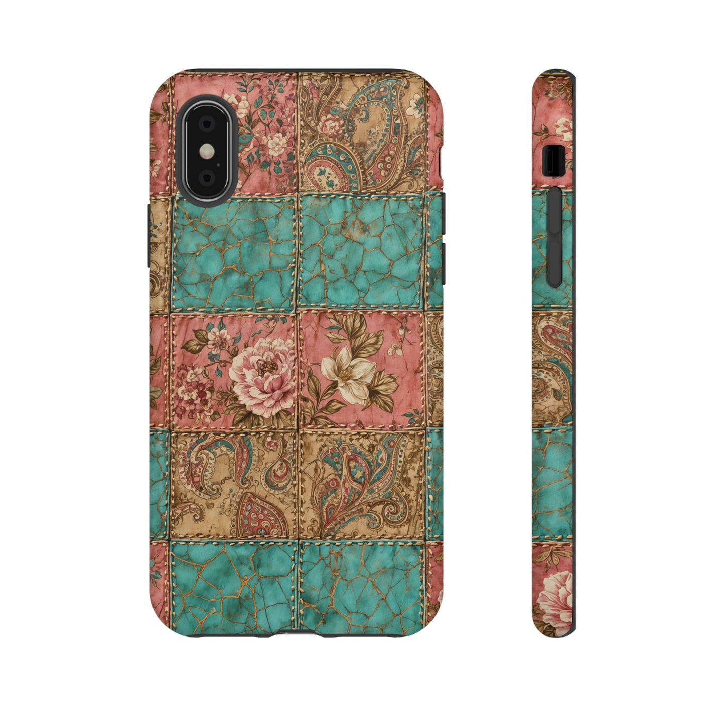 Turquoise Paisley Tough Case