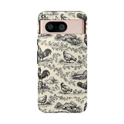 Toile Chickens Tough Case