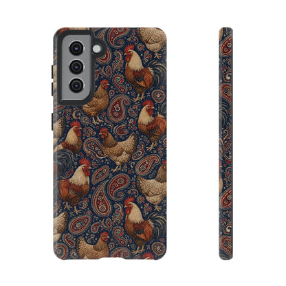 Patriotic Paisley Chickens Tough Case