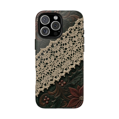 Poinsettia Lace Tough Case