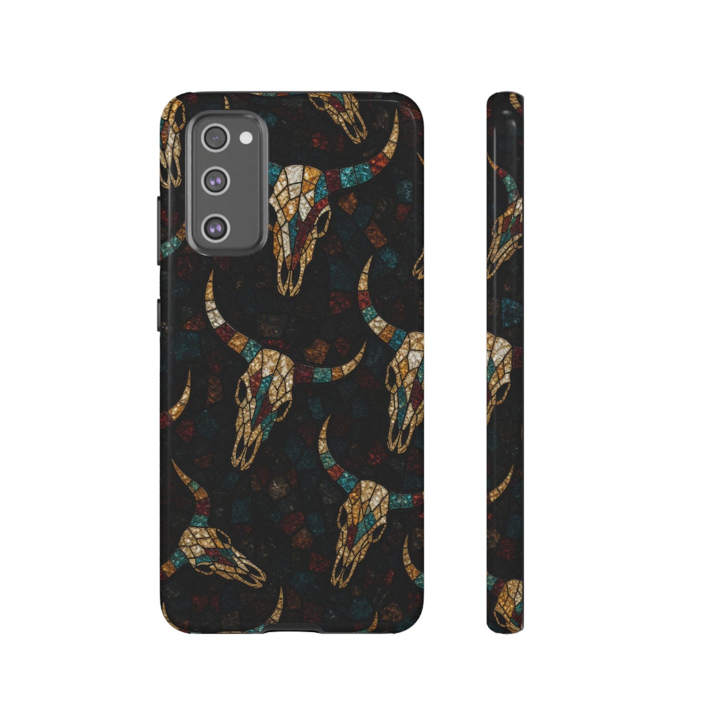 Stained Bull Skull Tough Case