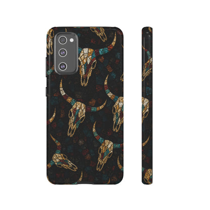 Stained Bull Skull Tough Case