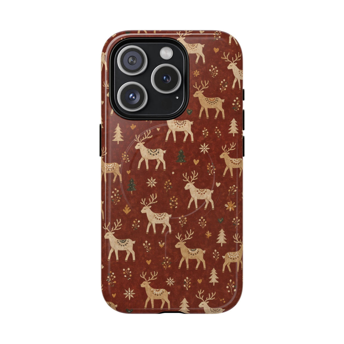 Folk Reindeer Magnetic Case