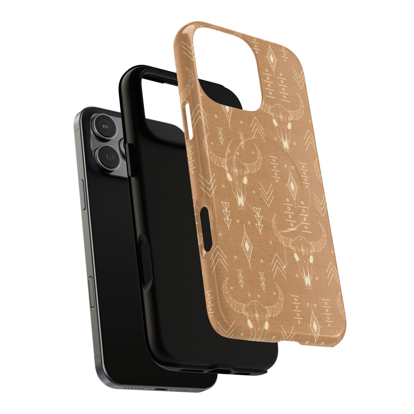Boho Bull Skull Magnetic Case
